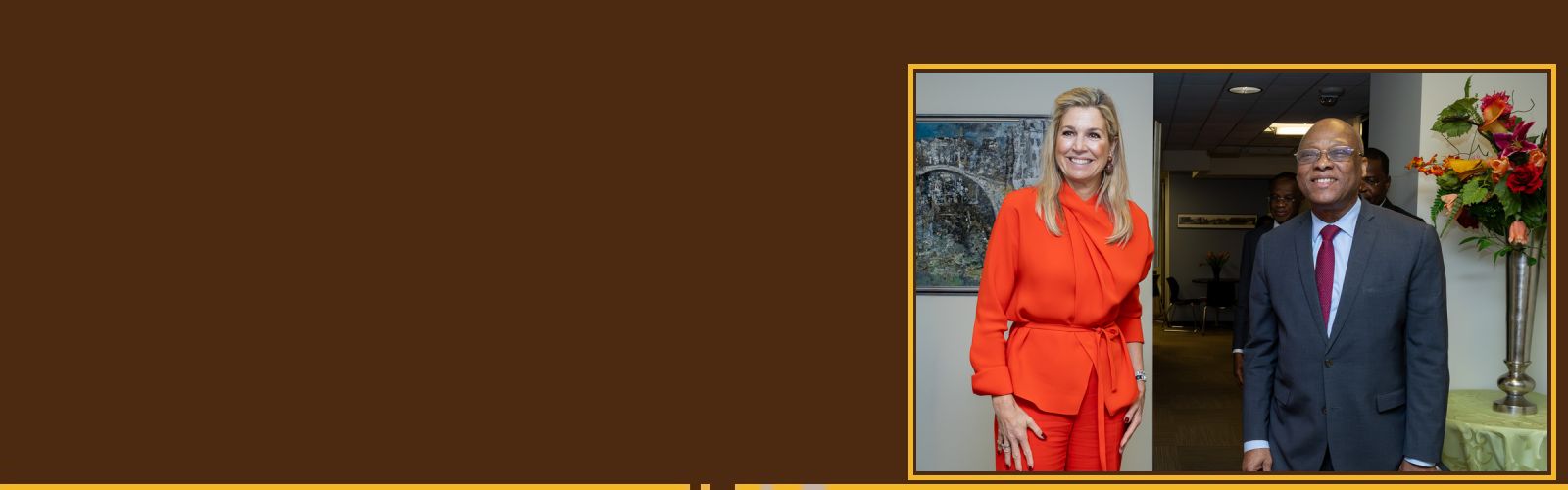 Rencontre entre le Gouverneur de la BCEAO et Sa Majesté la Reine Máxima des Pays-Bas