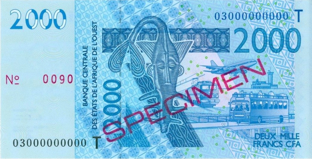 Billet de 2.000 FCFA