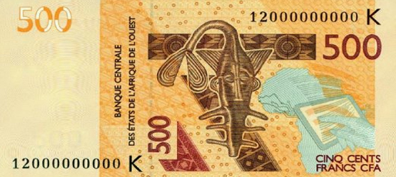 Billet de 500 FCFA